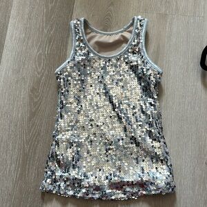 Sequin tank top